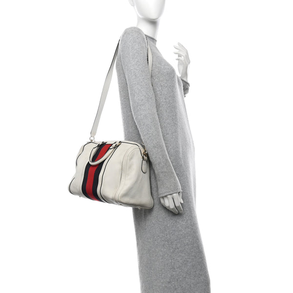 Gucci Calfskin Vintage Web Medium Boston