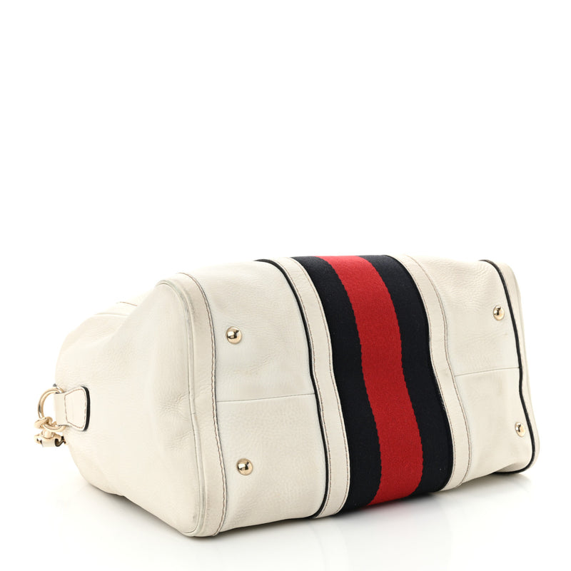 Gucci Calfskin Vintage Web Medium Boston