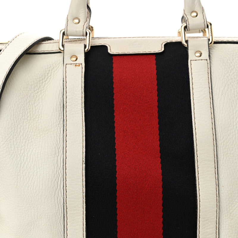 Gucci Calfskin Vintage Web Medium Boston