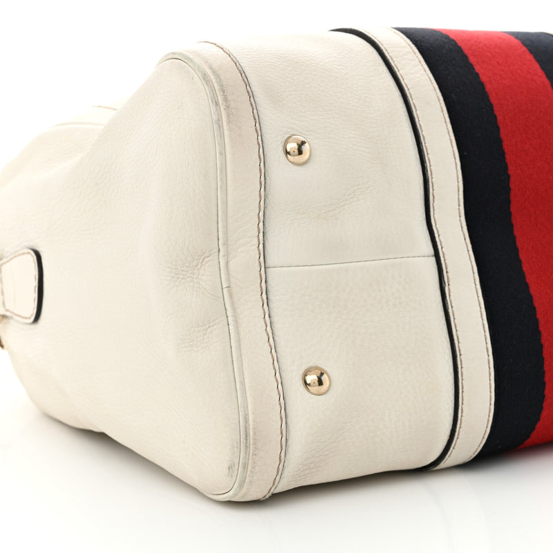Gucci Calfskin Vintage Web Medium Boston