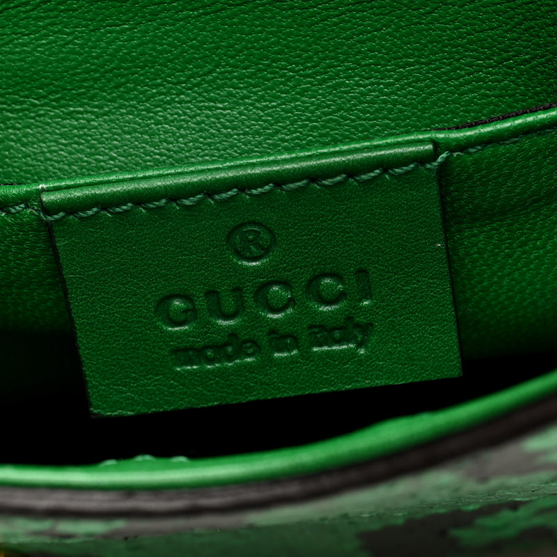 Gucci Snakeskin Tigrette Shoulder Bag
