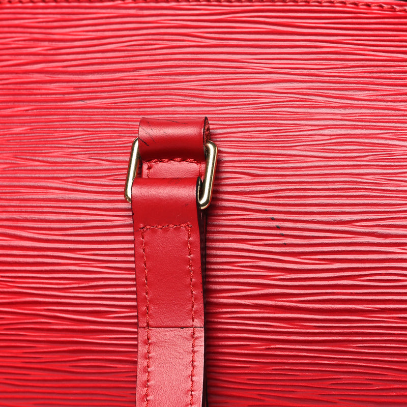 Louis Vuitton Epi Soufflot Castillan Red