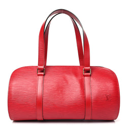 Louis Vuitton Epi Soufflot Castillan Red