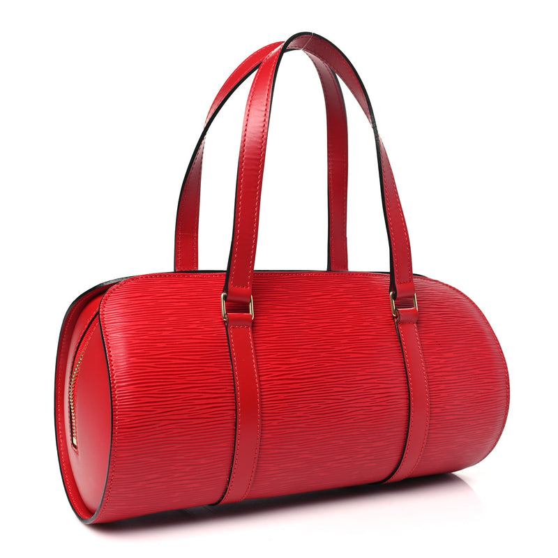 Louis Vuitton Epi Soufflot Castillan Red