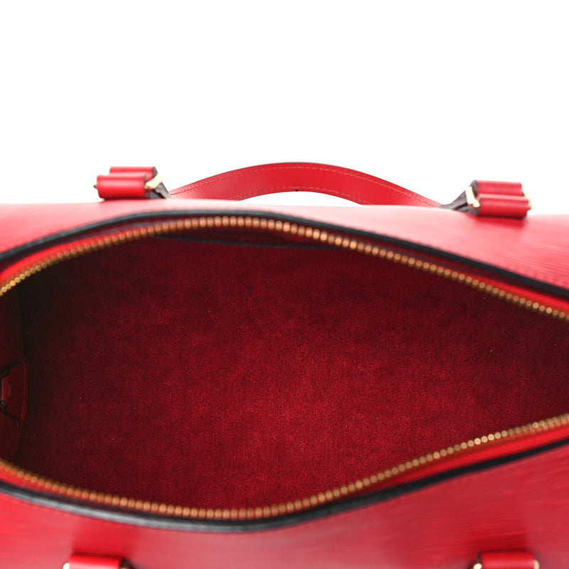 Louis Vuitton Epi Soufflot Castillan Red