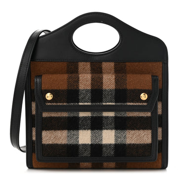 Burberry Smooth Calfskin Cashmere Check