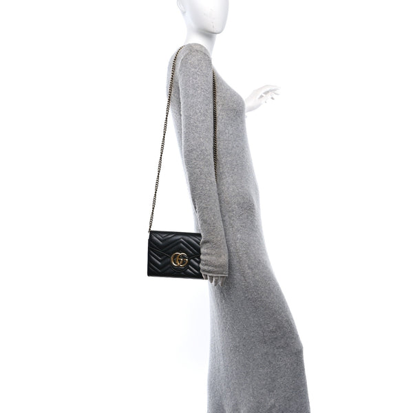 Gucci Calfskin Matelasse Gg Marmont