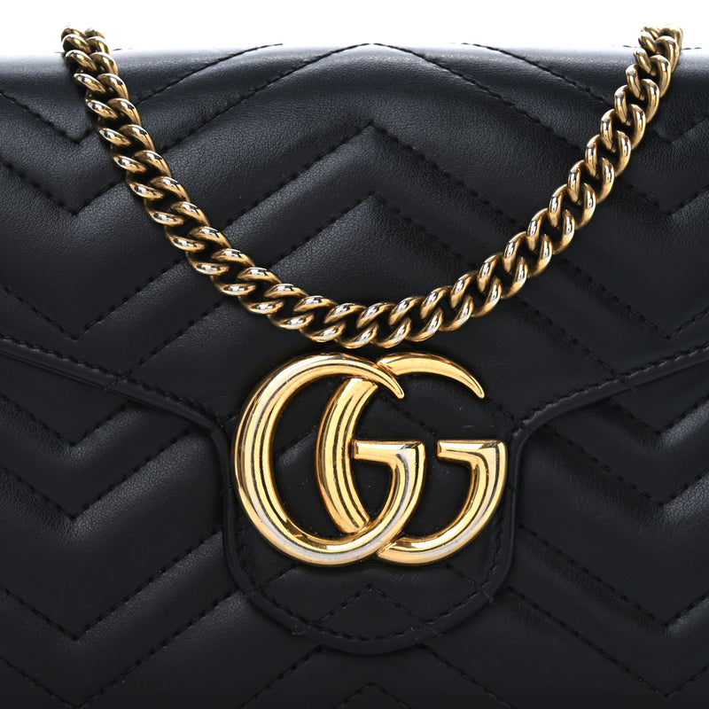 Gucci Calfskin Matelasse Gg Marmont