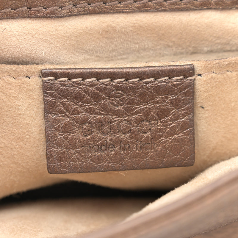 Gucci Pebbled Calfskin Small Chain