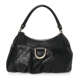 Gucci Guccissima Medium D Gold Ring Hobo