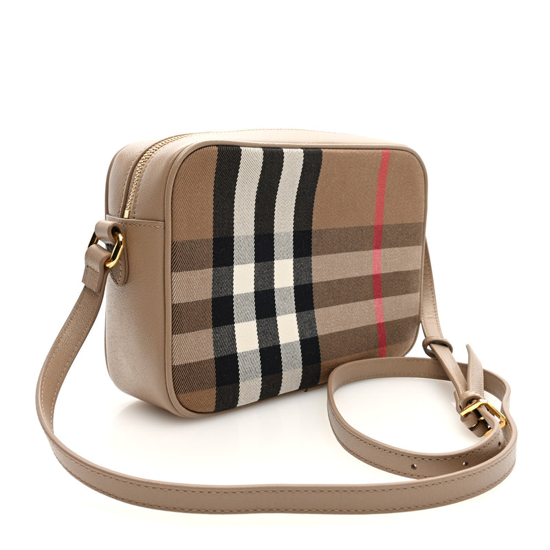 Burberry Calfskin House Check Medium