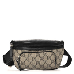 Gucci Gg Supreme Belt Bag Black