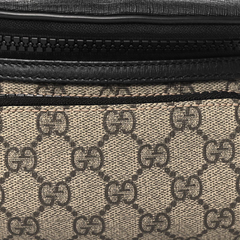 Gucci Gg Supreme Belt Bag Black
