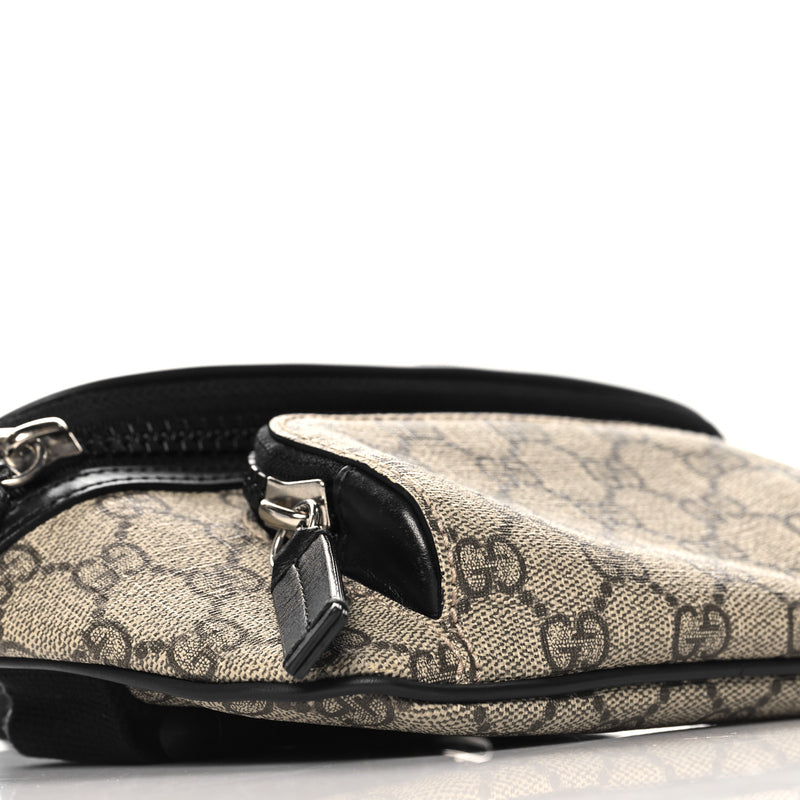 Gucci Gg Supreme Belt Bag Black