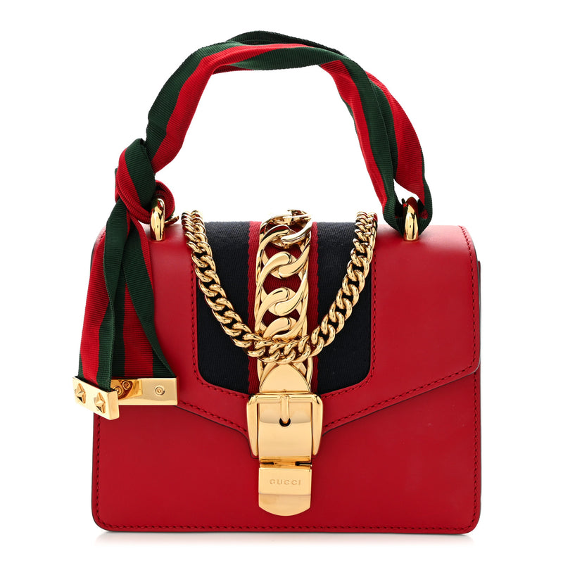 Gucci Calfskin Mini Sylvie Chain