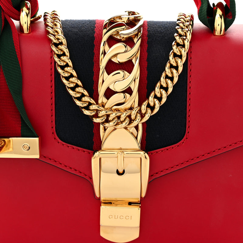 Gucci Calfskin Mini Sylvie Chain