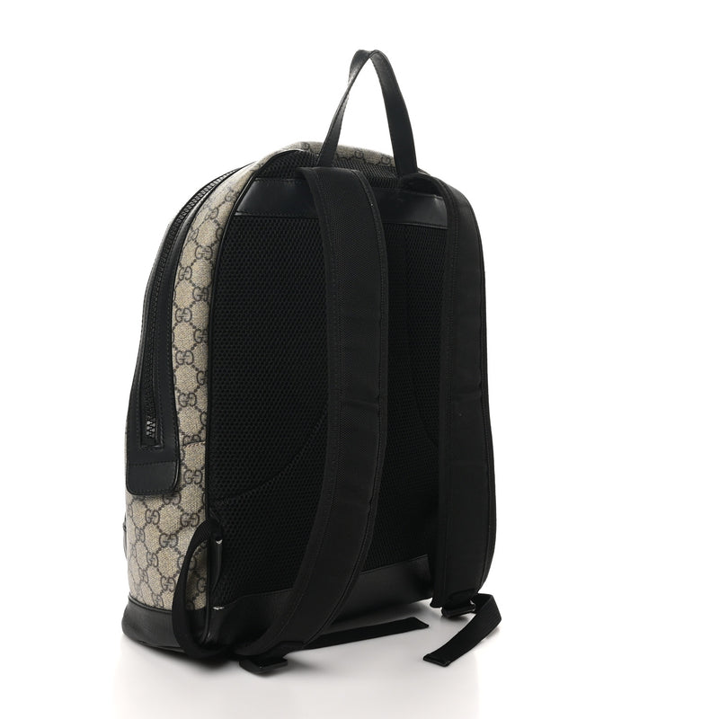 Gucci Gg Supreme Medium Backpack Black