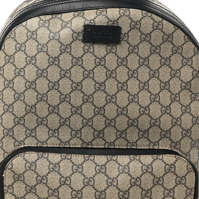 Gucci Gg Supreme Medium Backpack Black