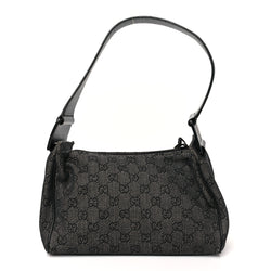 Gucci Gg Signature Shoulder Bag Black