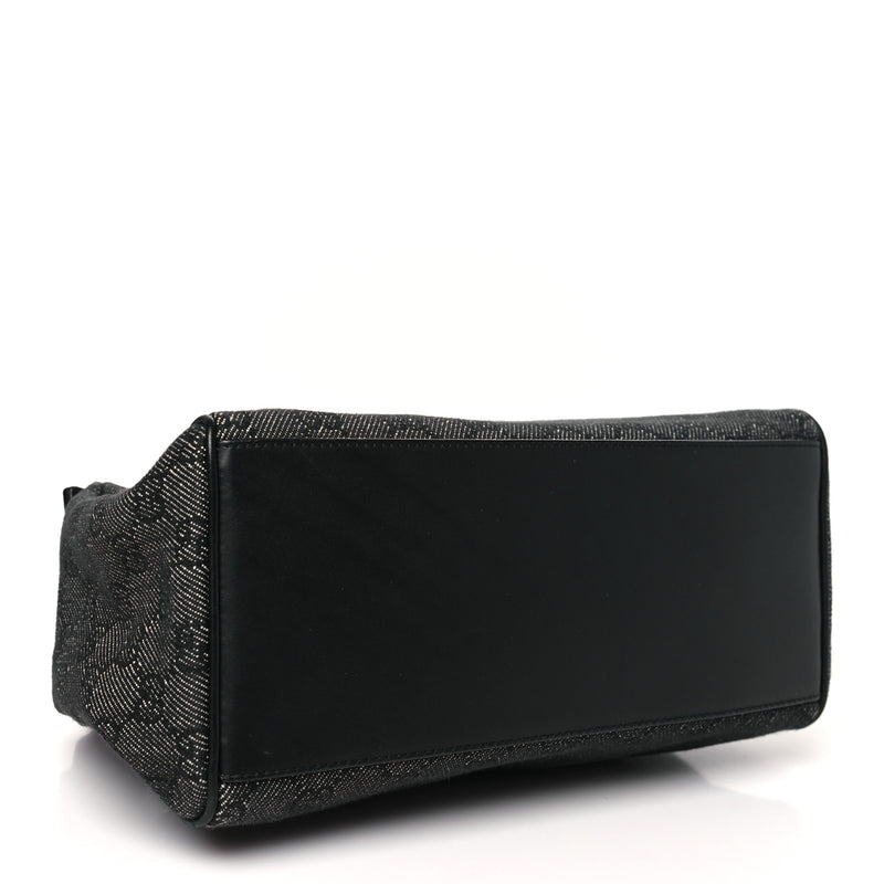 Gucci Gg Signature Shoulder Bag Black