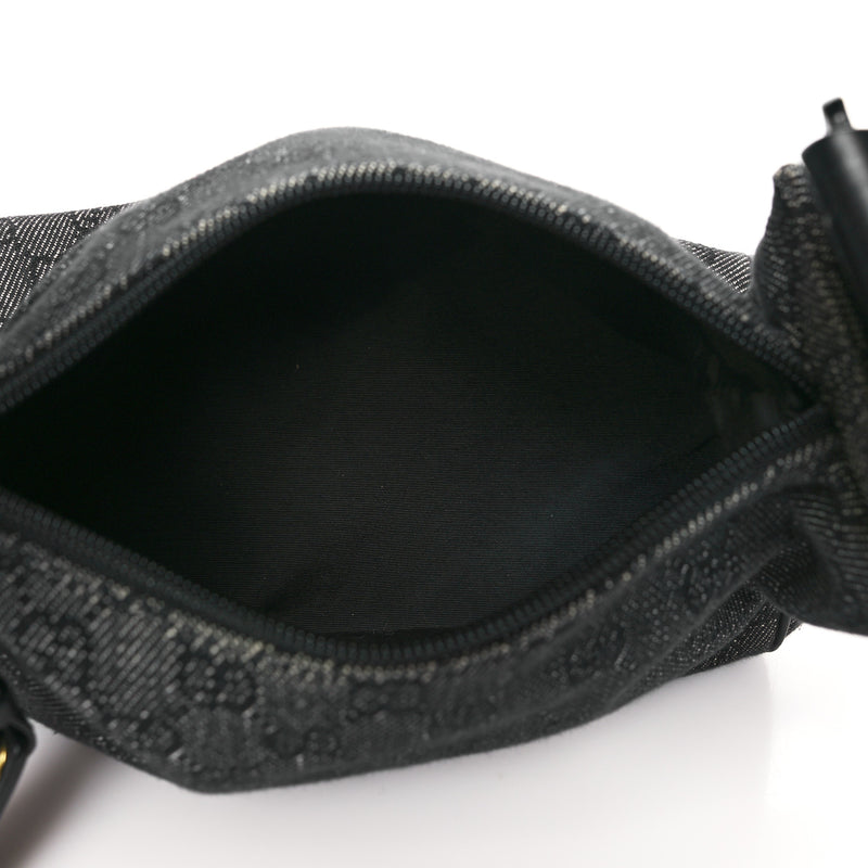 Gucci Gg Signature Shoulder Bag Black