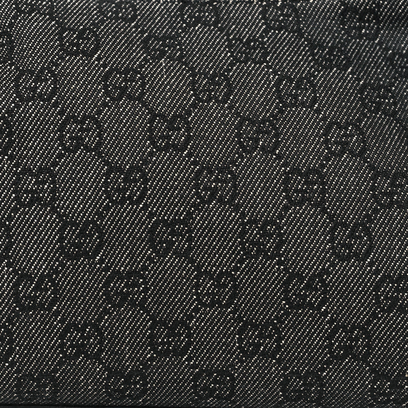 Gucci Gg Signature Shoulder Bag Black