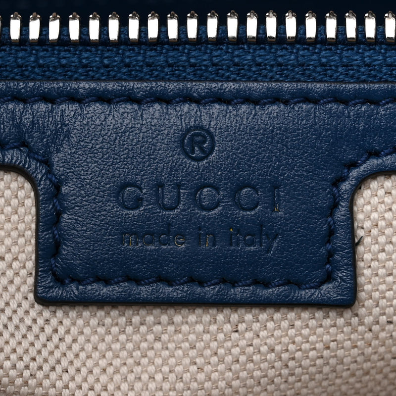 Gucci Calfskin Gg Tennis Embossed Tote