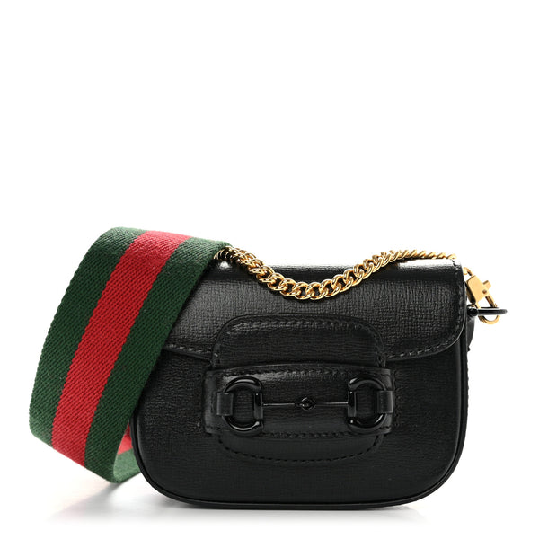 Gucci Azalea Calfskin Web Monochrome