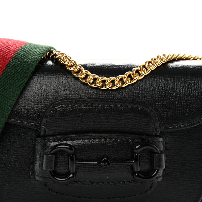 Gucci Azalea Calfskin Web Monochrome