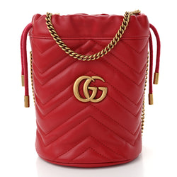 Gucci Calfskin Matelasse Mini Gg Marmont