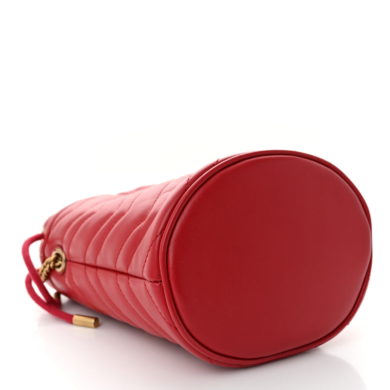 Gucci Calfskin Matelasse Mini Gg Marmont