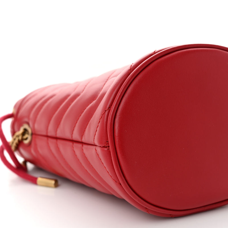 Gucci Calfskin Matelasse Mini Gg Marmont