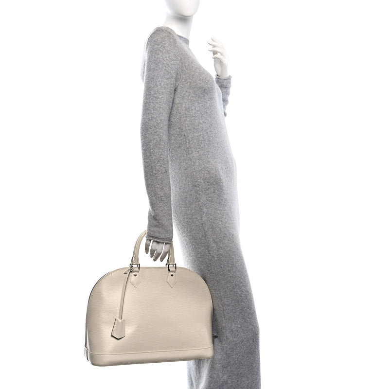 Louis Vuitton Epi Alma Gm Ivory