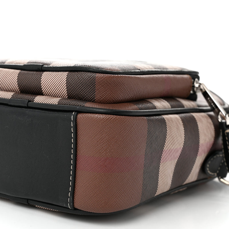 Burberry House Check Canvas Calfskin