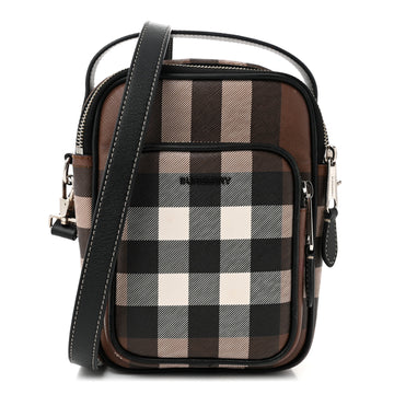 Burberry House Check Canvas Calfskin