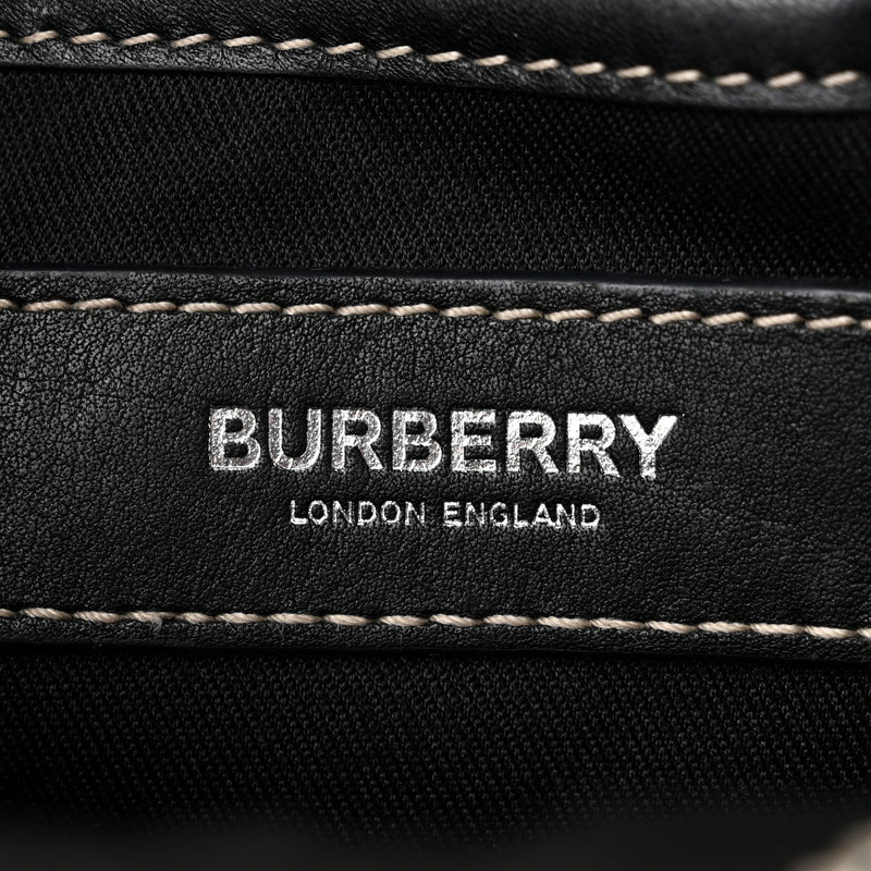 Burberry House Check Canvas Calfskin