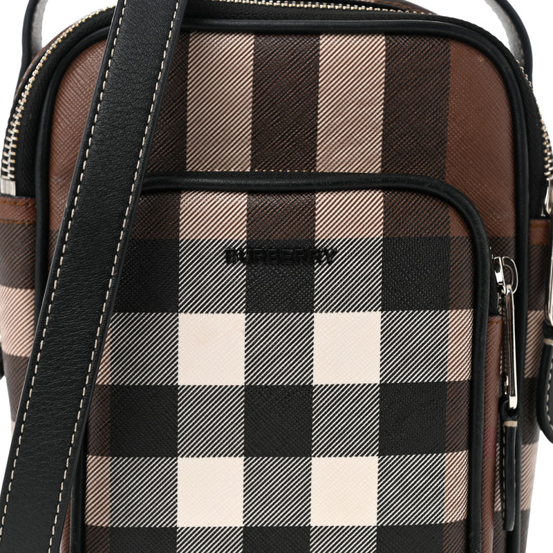 Burberry House Check Canvas Calfskin