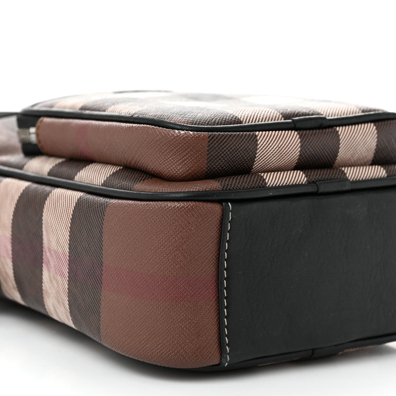 Burberry House Check Canvas Calfskin