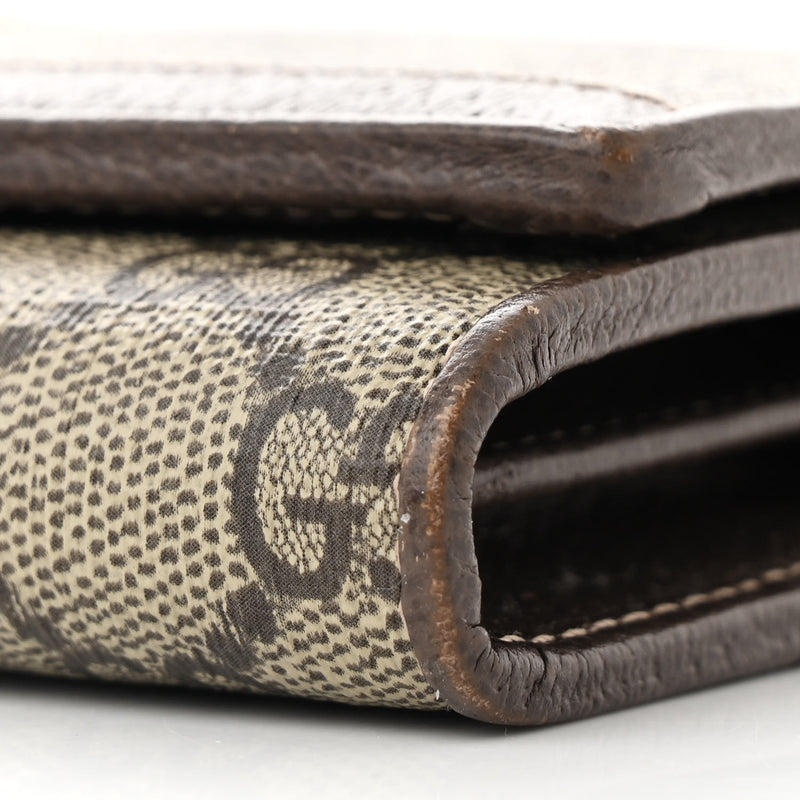 Gucci Gg Supreme Web Ophidia Wallet On