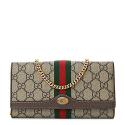 Gucci Gg Supreme Web Ophidia Wallet On