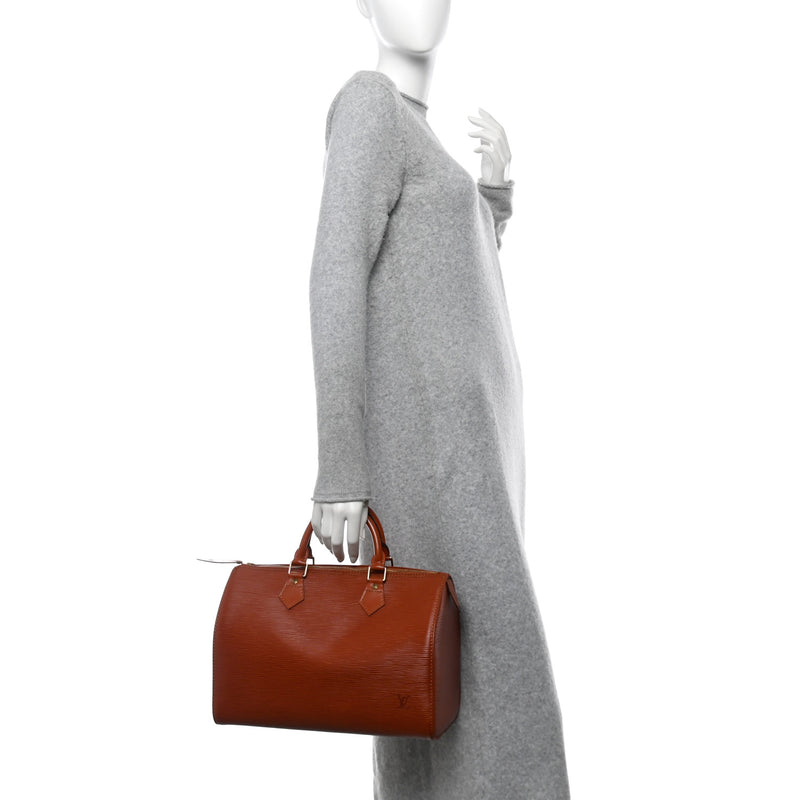 Louis Vuitton Epi Speedy 30 Kenyan Fawn