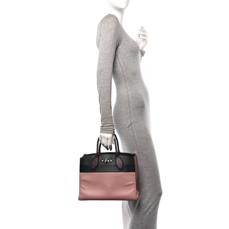 Louis Vuitton Calfskin City Steamer Mm