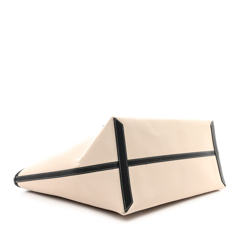 Burberry Cotton Canvas Calfskin Heritage