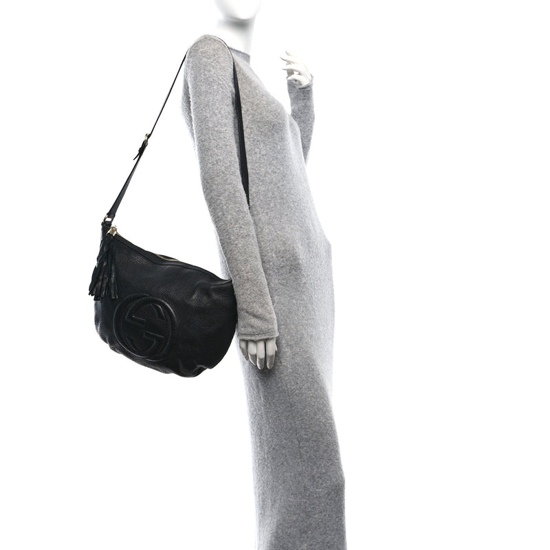 Gucci Pebbled Calfskin Small Soho Hobo