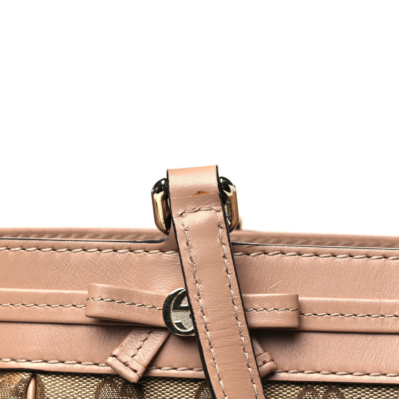 Gucci Web Medium Mayfair Tote Pink