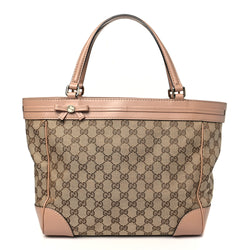 Gucci Web Medium Mayfair Tote Pink