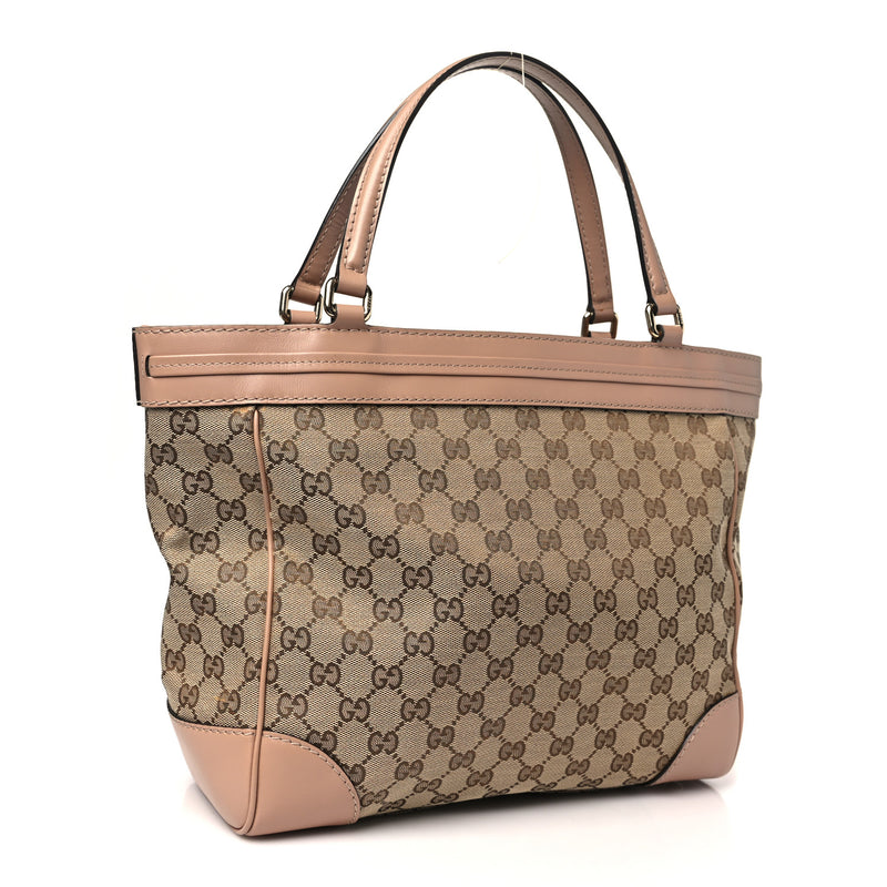 Gucci Web Medium Mayfair Tote Pink