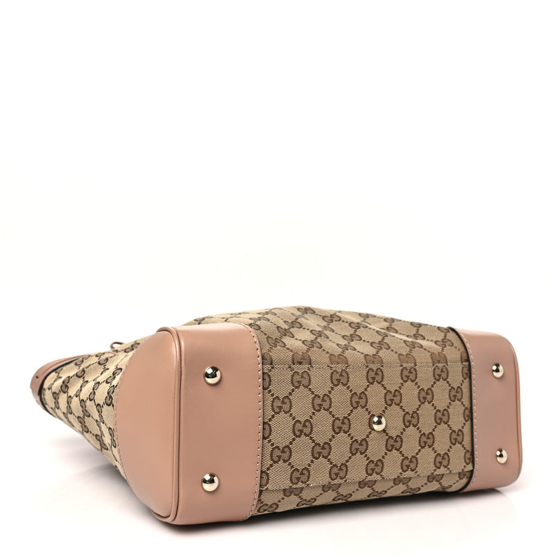 Gucci Web Medium Mayfair Tote Pink