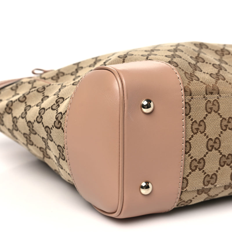 Gucci Web Medium Mayfair Tote Pink