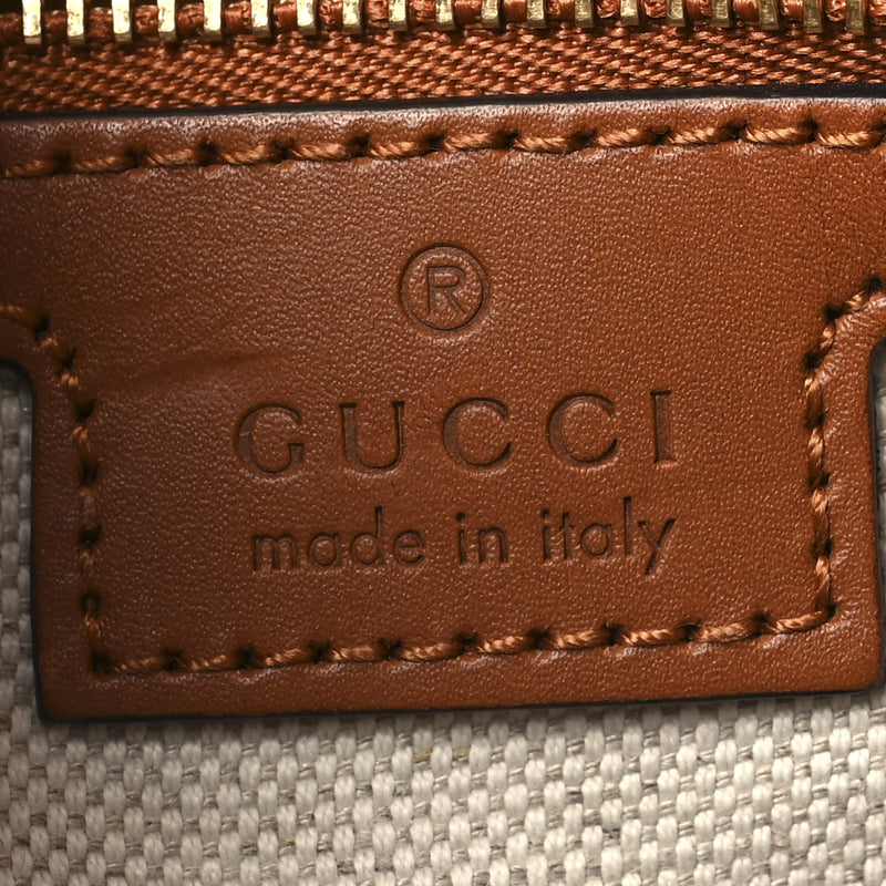 Gucci Canvas Calfskin Web Mini